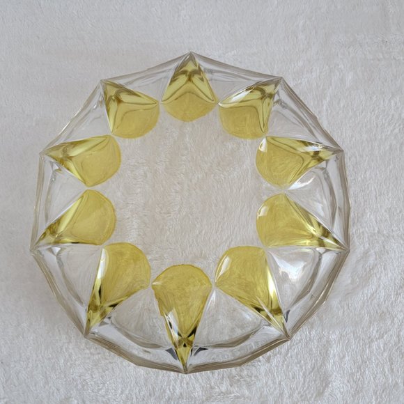 Vintage Glass Sun Design Bowl - Picture 4 of 9